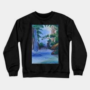 hand drawn scenery Crewneck Sweatshirt